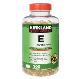 Vitamin E 400 iu 500 viên Kirkland của Mỹ