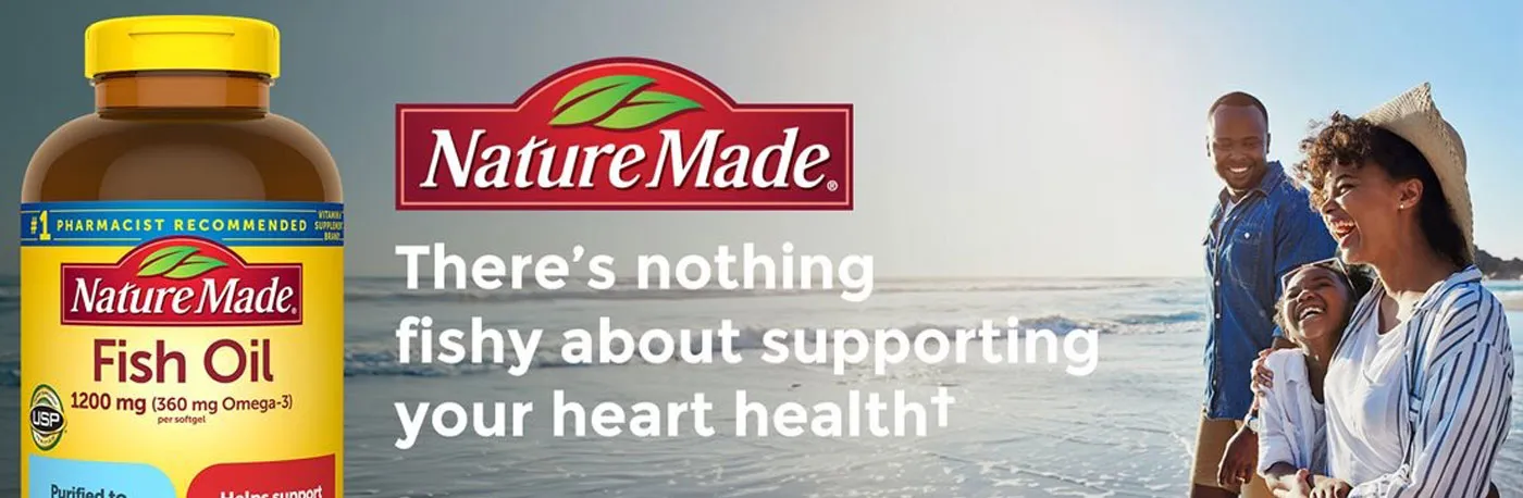 Giới thiệu Dầu cá Omega 3 fish oil 1200mg Nature Made 300 viên của Mỹ
