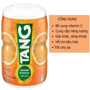 Công dụng Bột cam Tang Orange Naranja 566g của Mỹ
