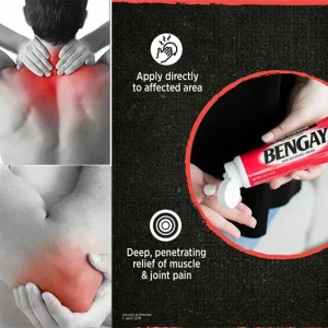 Giới thiệu Kem xoa bóp giảm đau Bengay Ultra Strength 2 tuýp 226g của Mỹ