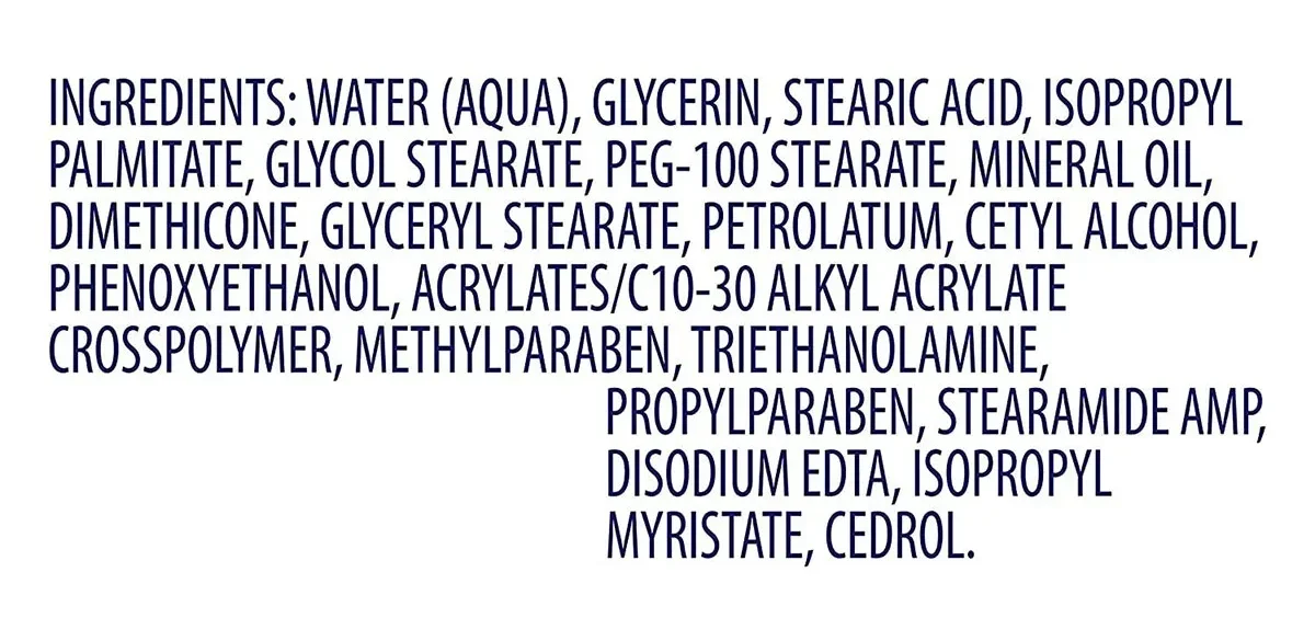 Thành phần Sữa vaseline dưỡng thể trắng da Advanced Repair 725ml