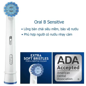 Đầu bàn chải điện Oral B Braun Sensitive