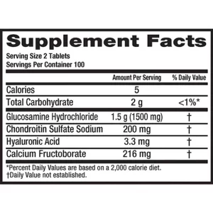 Thành phần Bổ xương khớp Move Free Joint Health Advanced 200 viên của Mỹ