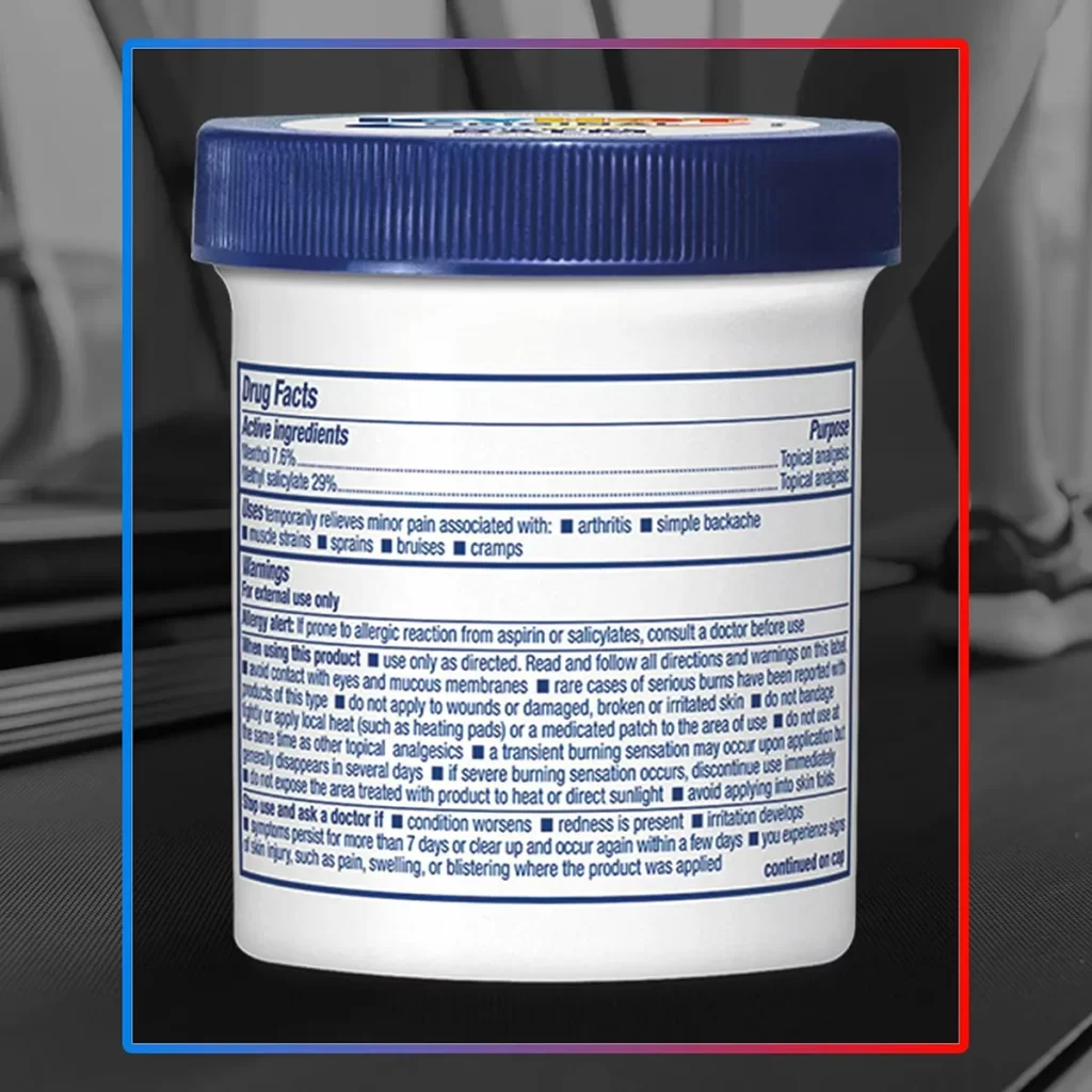 Thành phần Dầu xoa bóp Icy Hot Balm Original giảm đau nhức của Mỹ