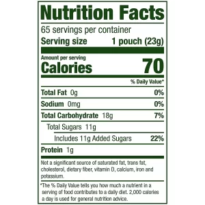 Thành phần kẹo dẻo Gummy Bears vị trái cây Organic Black Forest 65 gói của Mỹ