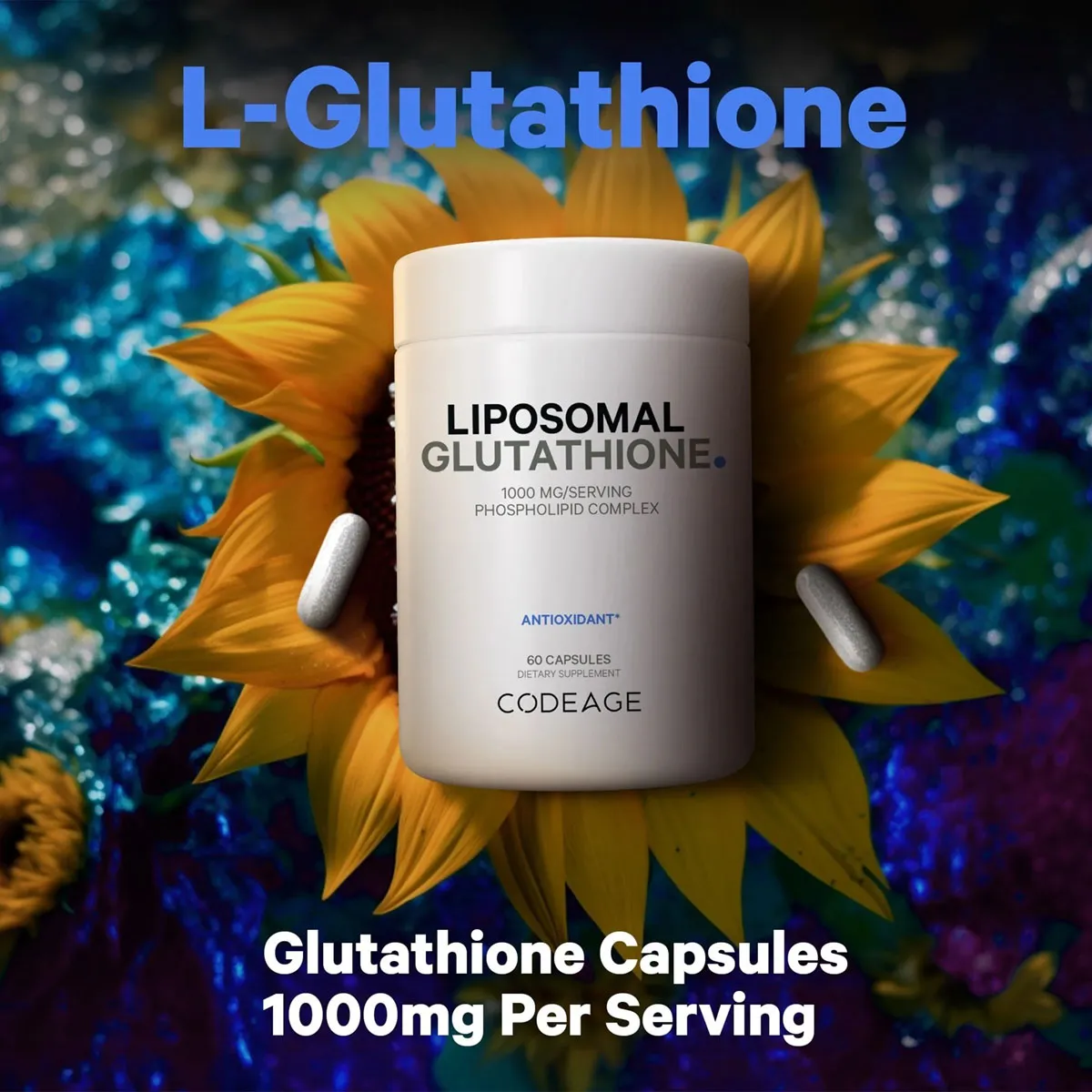 Giới thiệu Viên uống trắng da Liposomal Glutathione 1000mg 60 viên của Mỹ