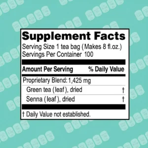 Thành phần Trà Giảm Cân thảo mộc Slim Tea Hyleys 9 hương vị 100 gói của Mỹ