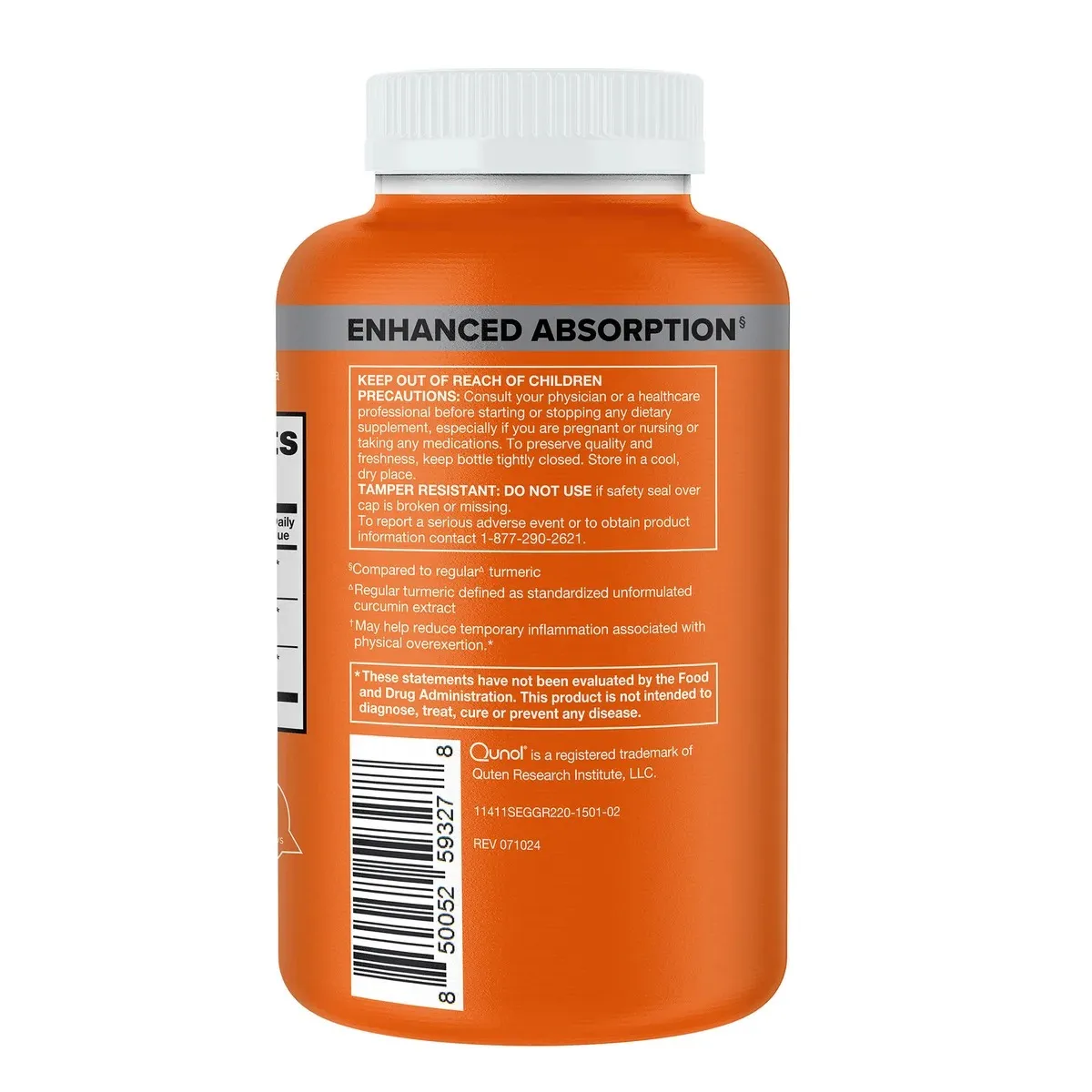 Tinh chất nghệ Turmeric 1500mg  220 viên Qunol  của Mỹ - Ảnh 2