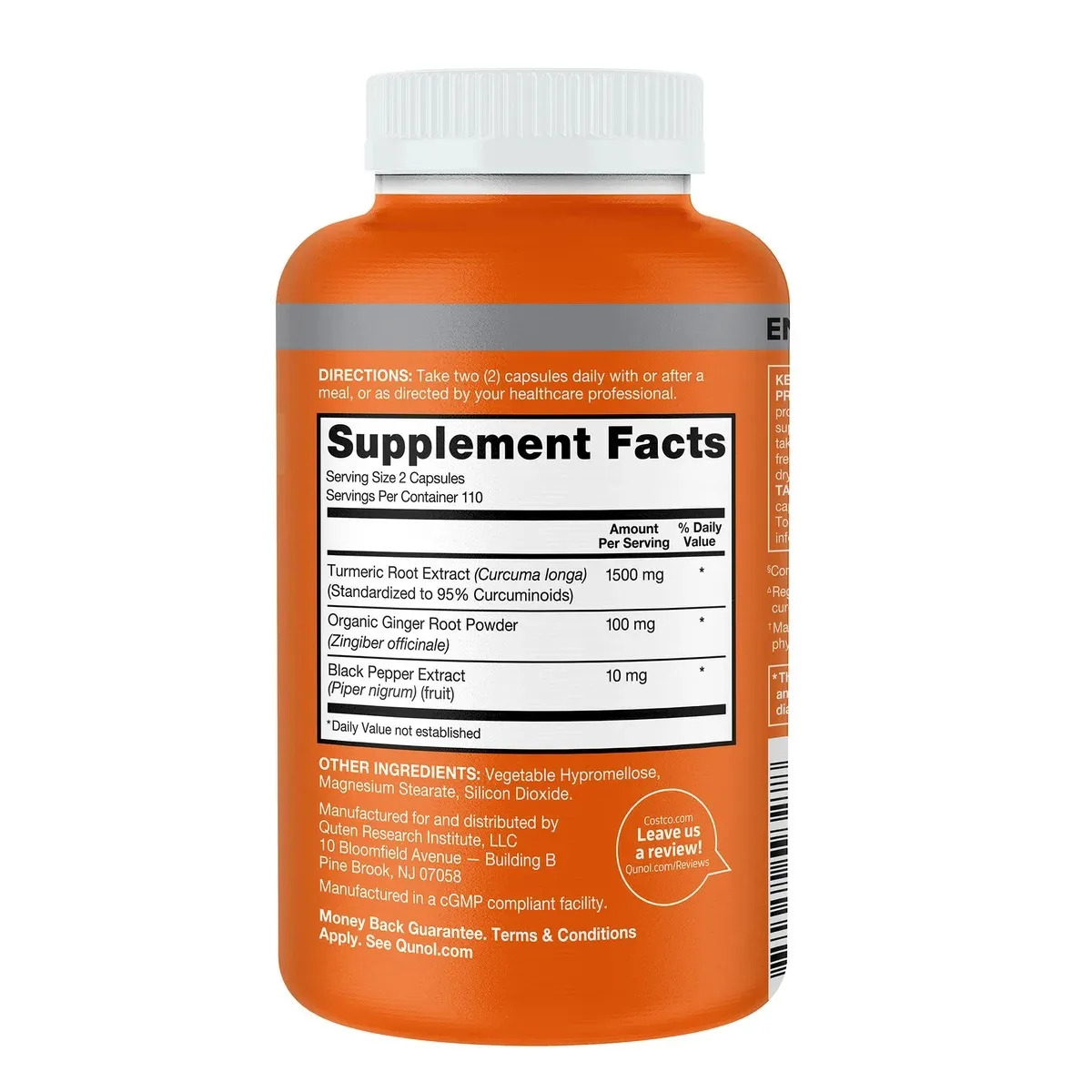 Tinh chất nghệ Turmeric 1500mg  220 viên Qunol  của Mỹ - Ảnh 3