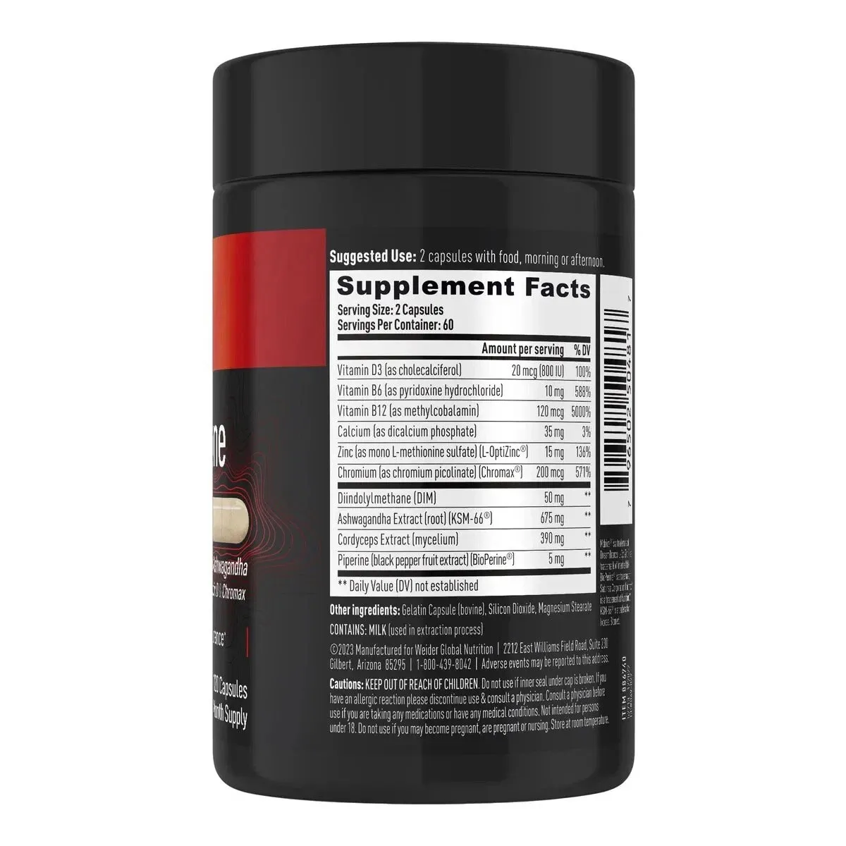 Viên tăng cường sinh lý Nam Testosterone Weider Prime Mỹ - Ảnh 2