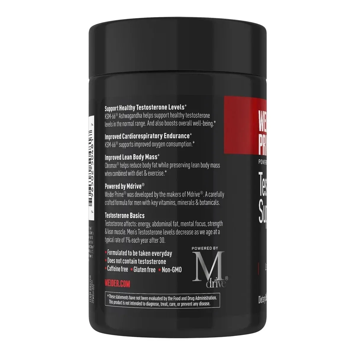 Viên tăng cường sinh lý Nam Testosterone Weider Prime Mỹ - Ảnh 4