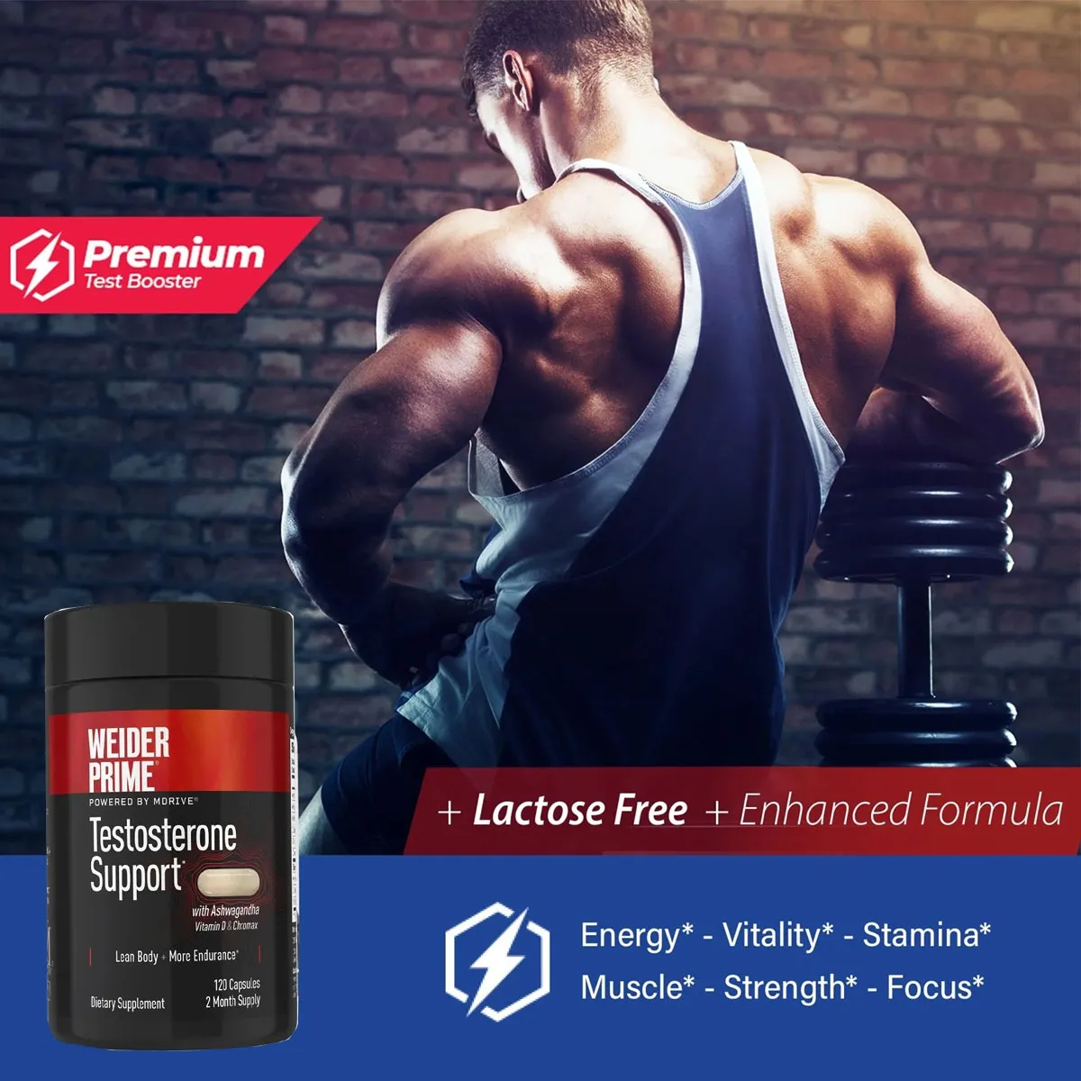 Viên tăng cường sinh lý Nam Testosterone Weider Prime Mỹ - Ảnh 7