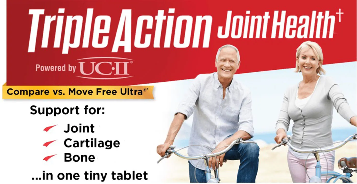 Giới thiệu Viên bổ xương khớp Triple Action Joint Health 110 viên của Mỹ 
