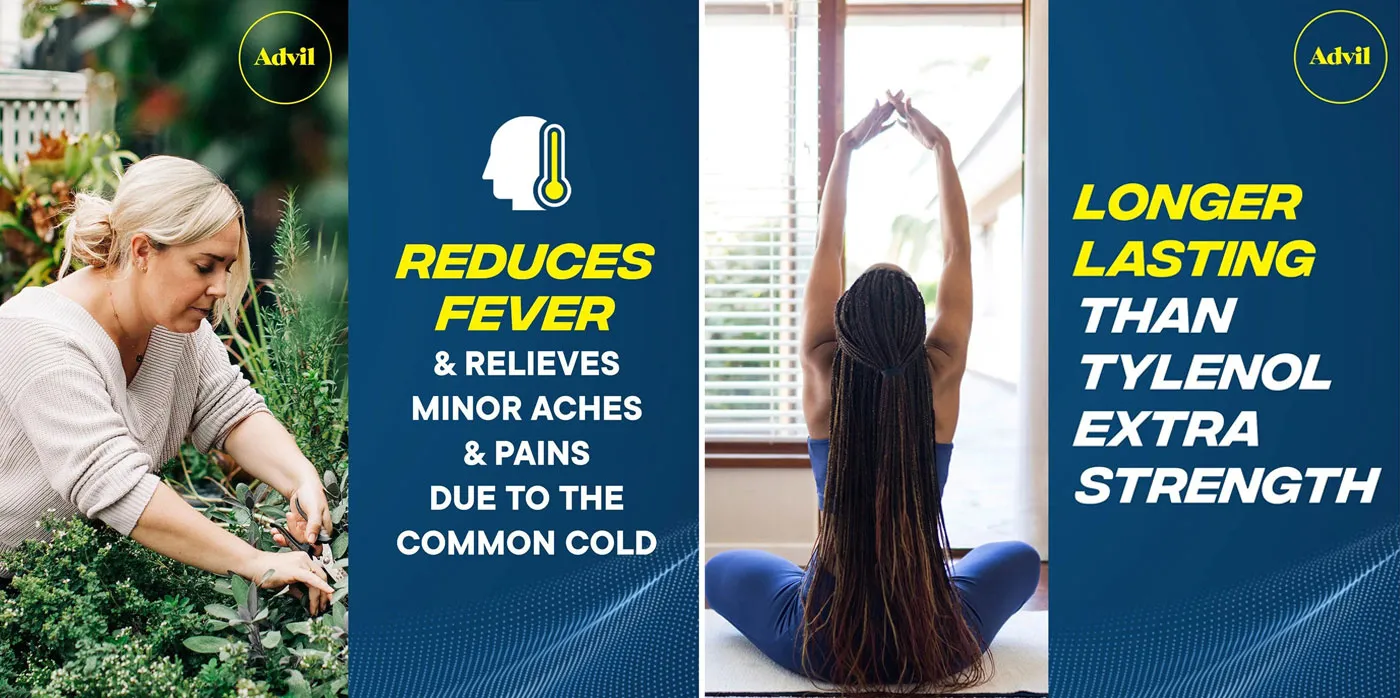 Giới thiệu Viên giảm đau hạ sốt Advil Liqui Gels 200mg của Mỹ