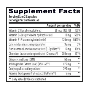 Thành phần Viên tăng cường sinh lý Nam Testosterone Weider Prime Mỹ