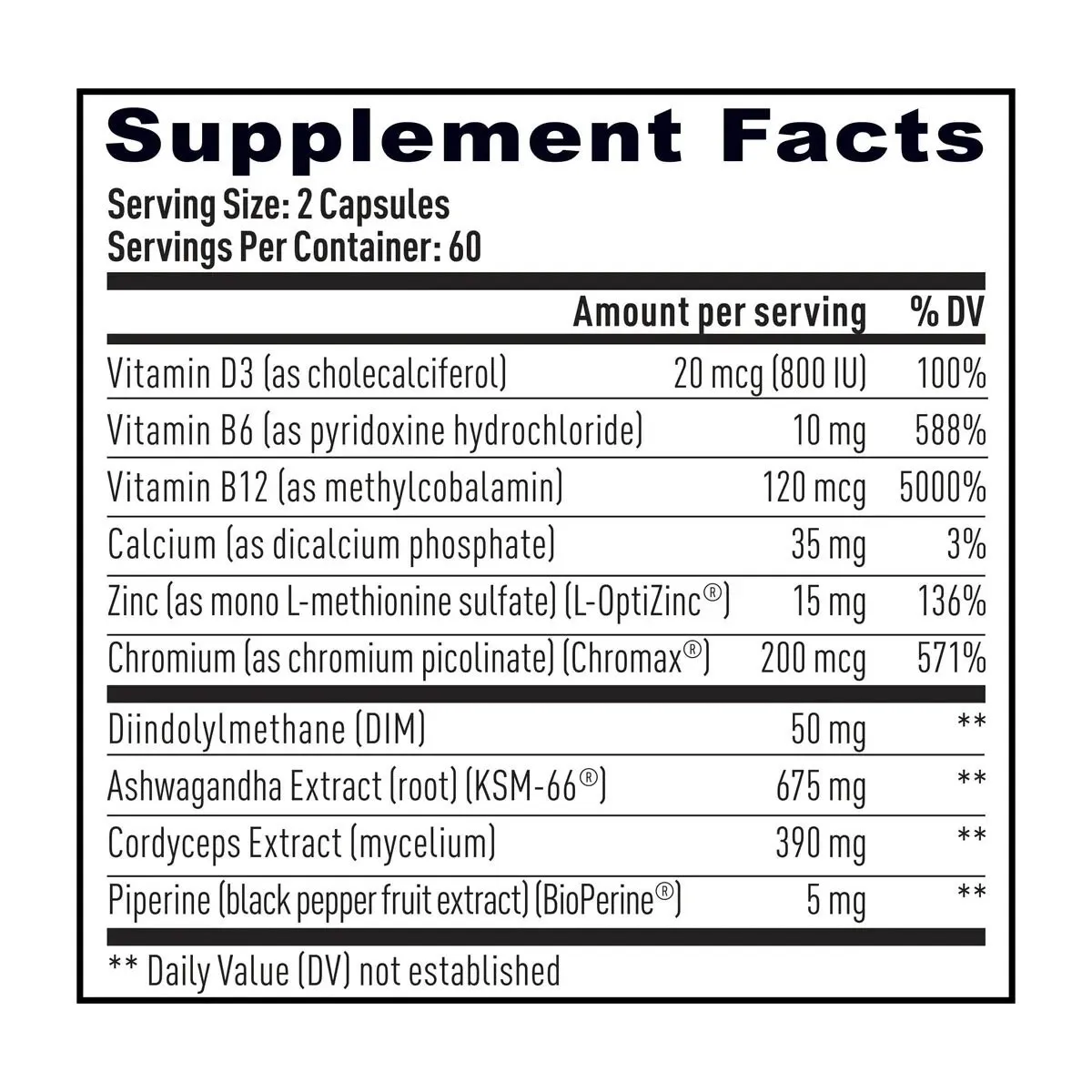 Thành phần Viên tăng cường sinh lý Nam Testosterone Weider Prime Mỹ