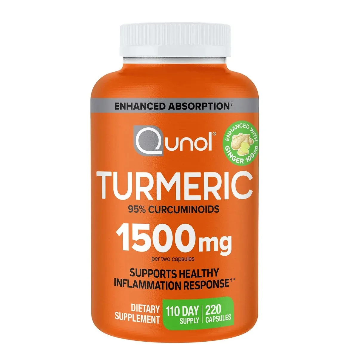 Tinh chất nghệ Turmeric 1500mg 220 viên Qunol của Mỹ