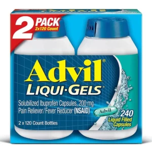 Viên giảm đau hạ sốt Advil Liqui Gels 200mg của Mỹ