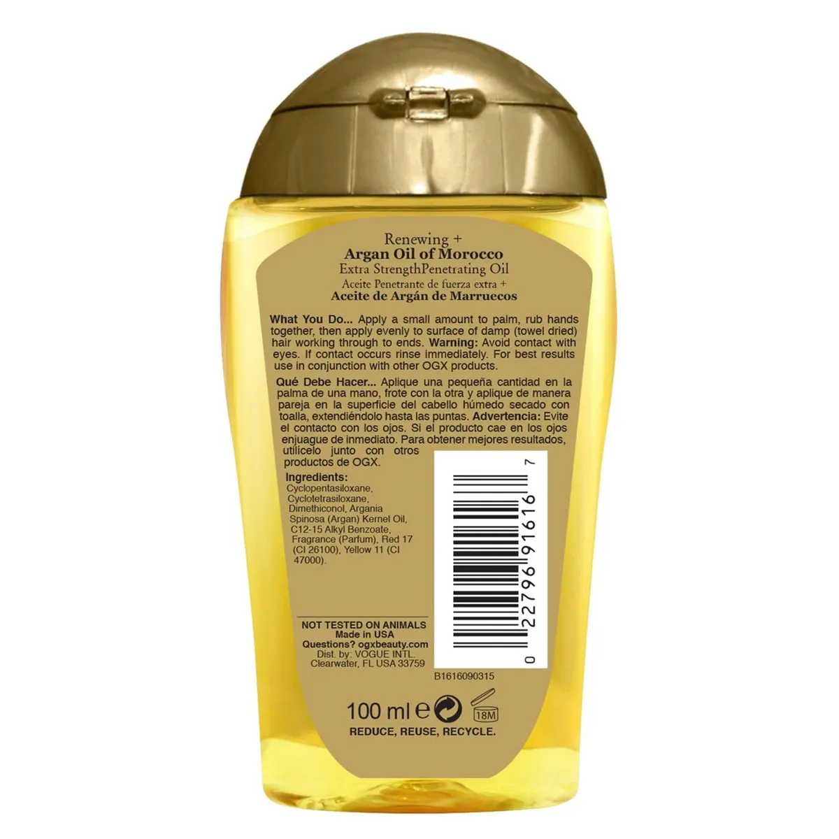Tinh dầu dưỡng tóc OGX Argan Oil of Morocco Penetrating Mỹ - Ảnh 4