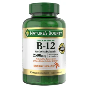 Viên Vitamin B12 2500mcg Nature’s Bounty 300 viên của Mỹ