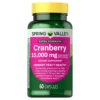 Viên hỗ trợ tiết niệu Cranberry extra strength Spring Valley Mỹ