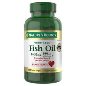 Viên Fish Oil 1400mg omega 3 980mg Nature’s Bounty của Mỹ