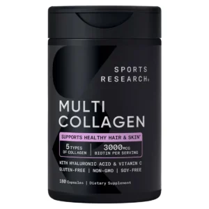 Viên uống Multi Collagen Sports Research 180 viên của Mỹ