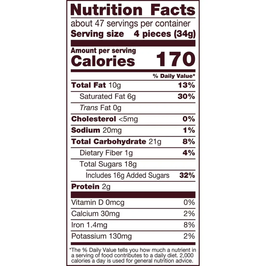 Thành phần Socola Hershey’s Miniatures Chocolate 1.58kg của Mỹ