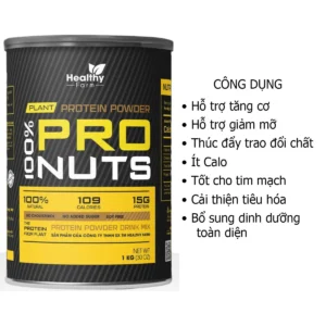 Công dụng Bột Protein Thực Vật ProNuts Tăng Cơ Giảm Mỡ 1kg