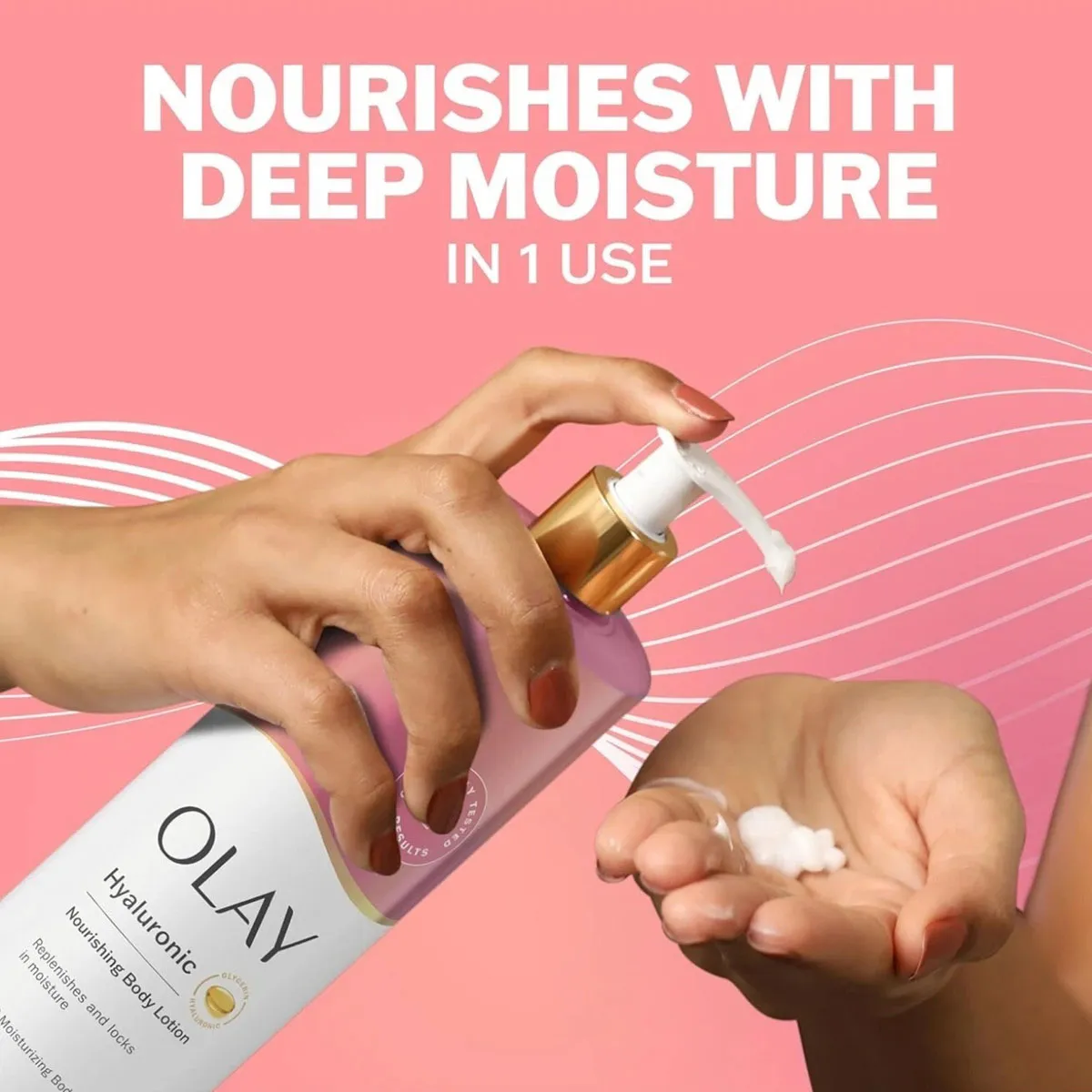 Giới thiệu Dưỡng thể Olay Hyaluronic Nourishing Body Lotion 502ml Mỹ
