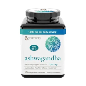 Viên Ashwagandha Youtheory nhân sâm Ấn Độ 1000mg 180 viên