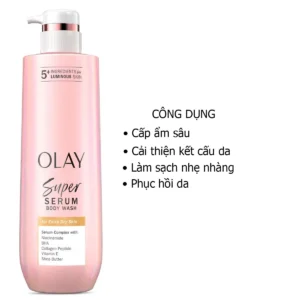 Công dụng Sữa tắm Olay Super Serum Body for Extra Dry Skin