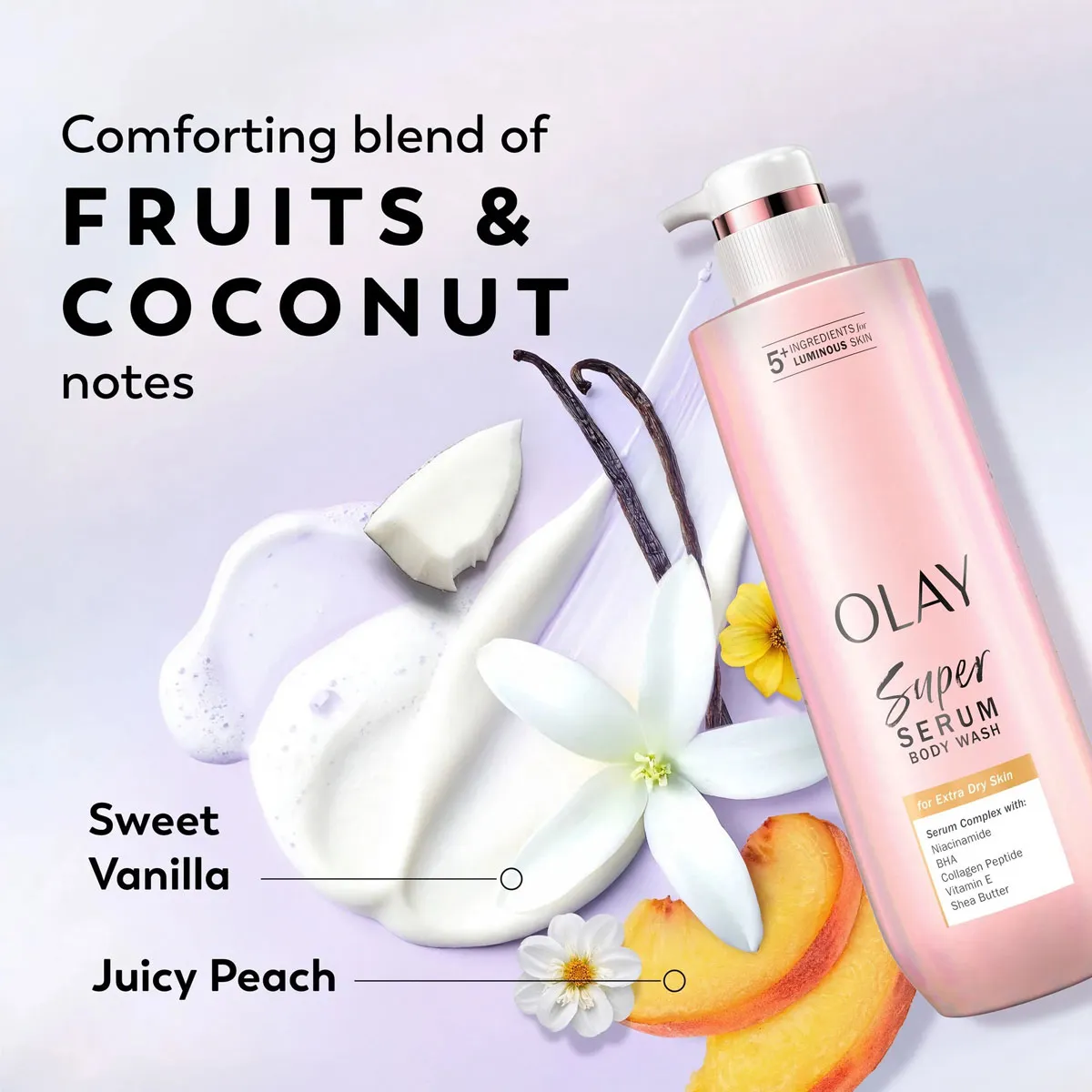 Giới thiệu Sữa tắm Olay Super Serum Body for Extra Dry Skin