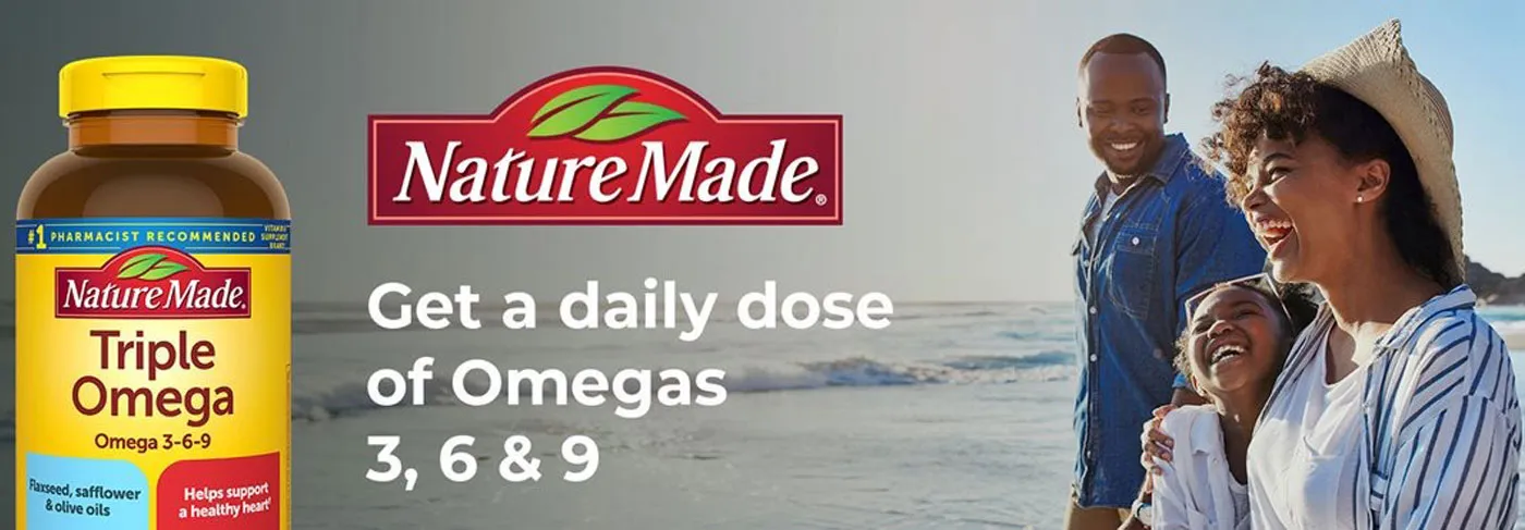 Giới thiệu Viên Omega 3-6-9 Nature Made Triple Omega 180 viên của Mỹ