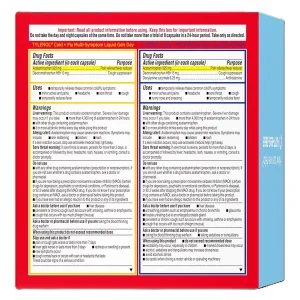 Thành phần Viên Gel Tylenol Cold & Flu Multi Symptom Ngày & Đêm của Mỹ