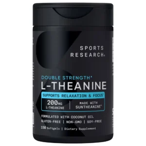 Viên L-Theanine 200mg 150 viên Sports Research của Mỹ