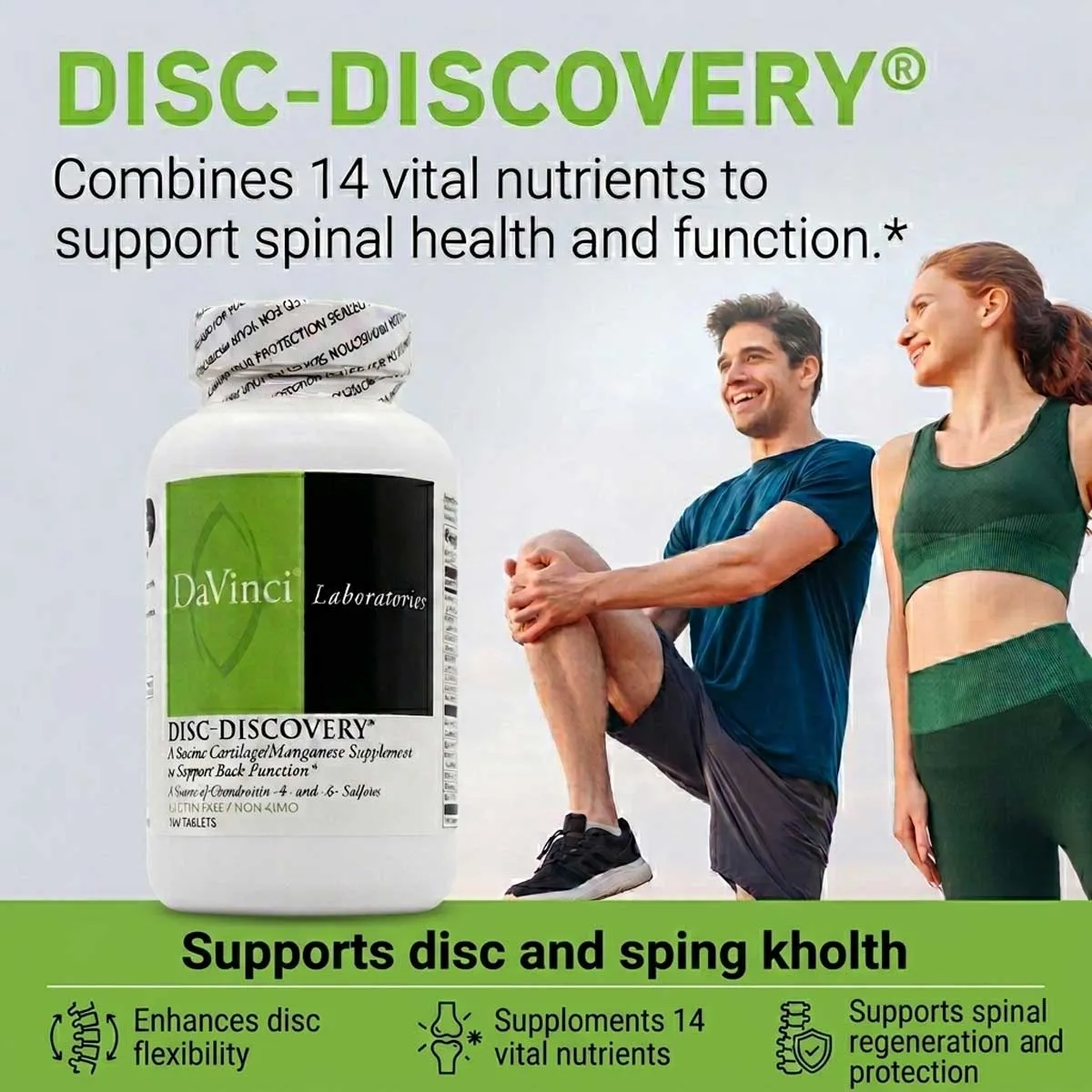 Giới thiệu Viên DaVinci Disc Discovery Mỹ  Hỗ Trợ Thoái Hóa Cột Sống