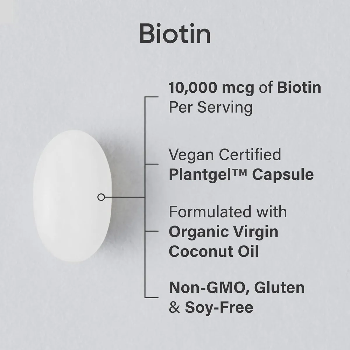 Viên Biotin 10000mcg Sports Research 120 viên của Mỹ - Ảnh 7