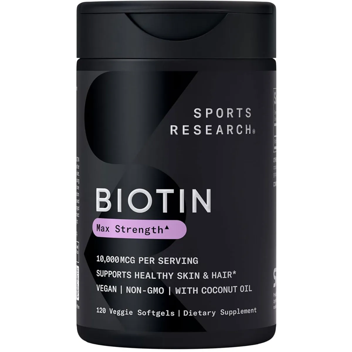 Viên Biotin 10000mcg Sports Research 120 viên của Mỹ