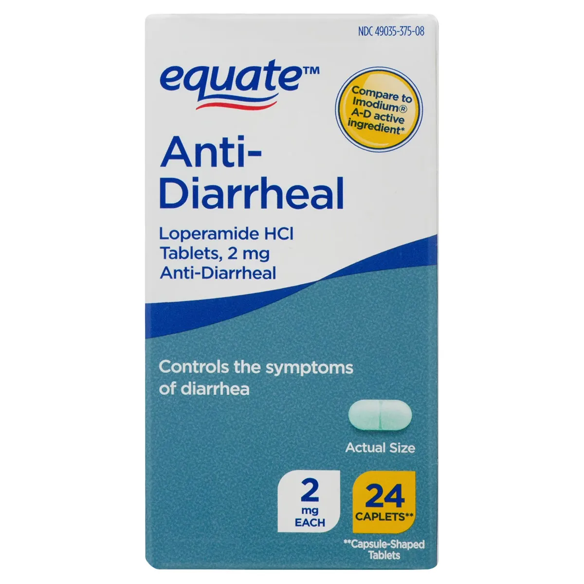 Viên cầm tiêu chảy Anti Diarrheal Equate 2mg của Mỹ