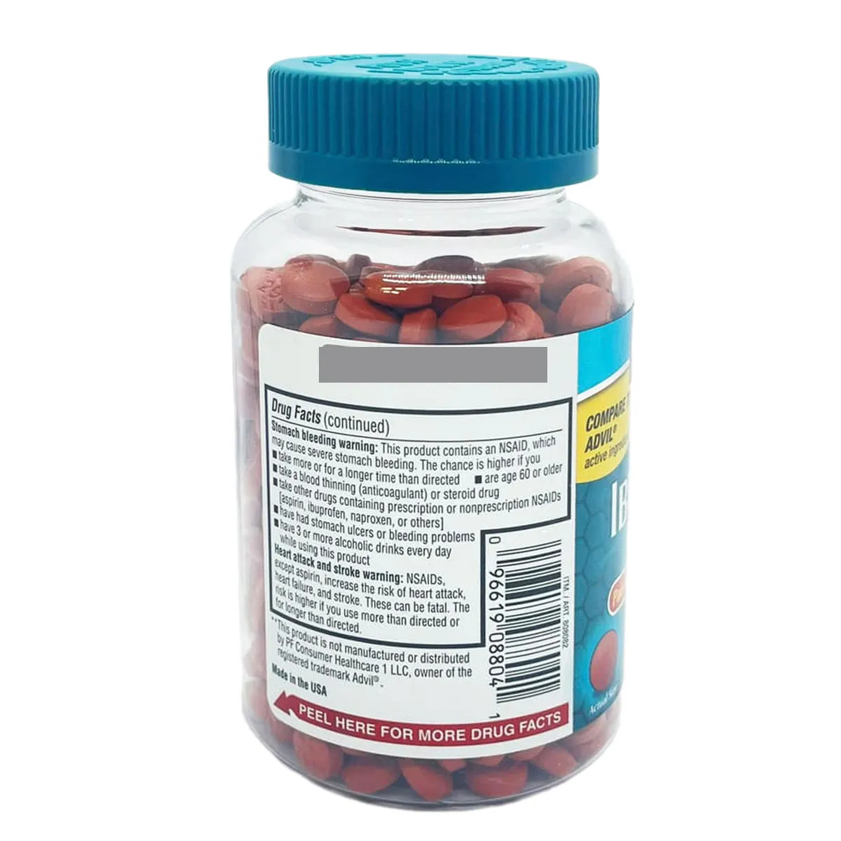 Viên giảm đau hạ sốt Kirkland Ibuprofen 200mg 500 viên của Mỹ - Ảnh 2