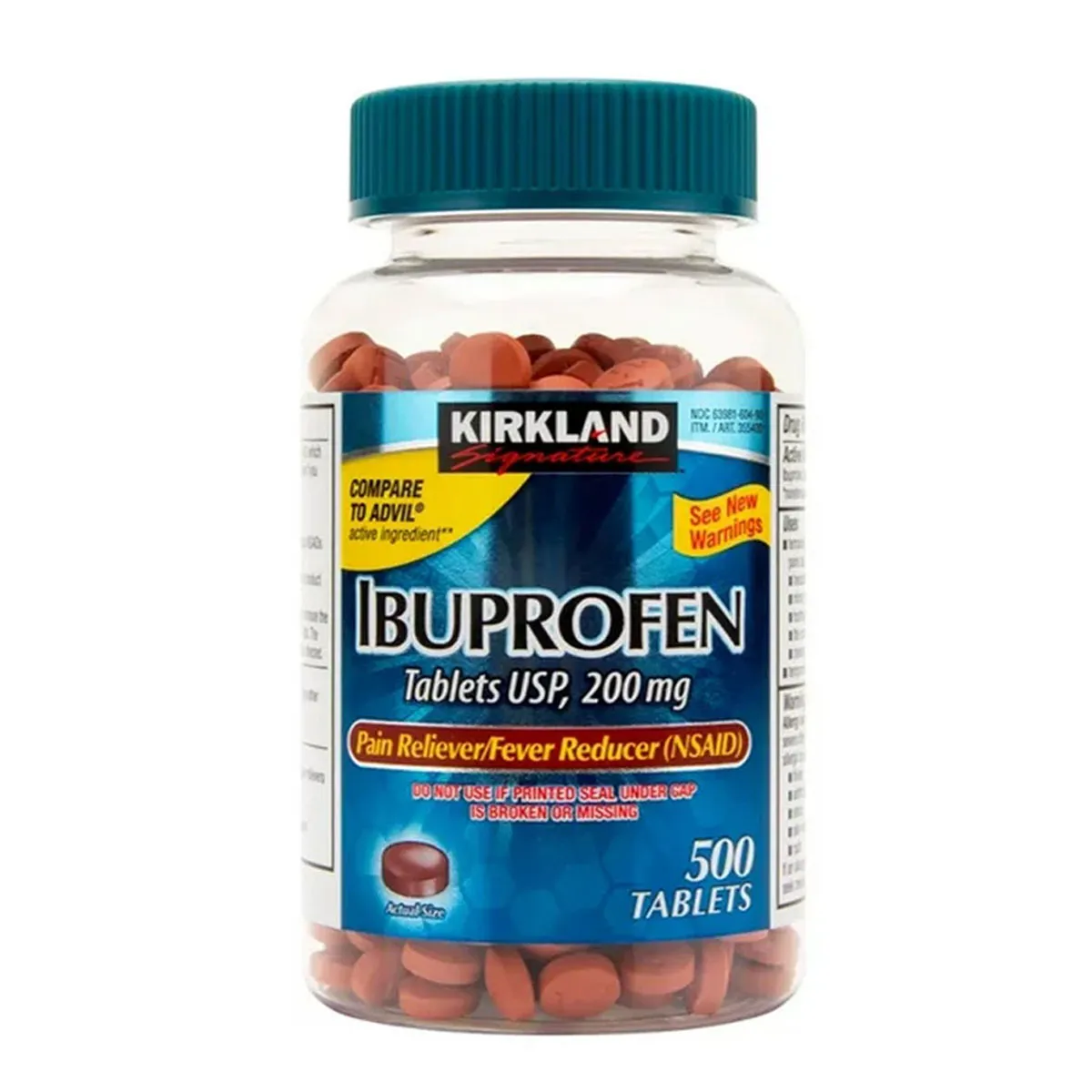 Viên giảm đau hạ sốt Kirkland Ibuprofen 200mg 500 viên của Mỹ