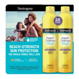 Xịt chống nắng Neutrogena Beach Defense SPF60+ của Mỹ