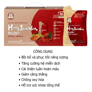Công dụng Hong Sam Won Plus+ CheongKwanJang hộp 30 gói