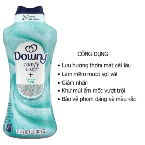 Công dụng Viên Xả Vải Downy Comfy Cozy Seaside Spa 2in1 Thơm & MềmSeaside Spa 2in1 Thơm & Mềm