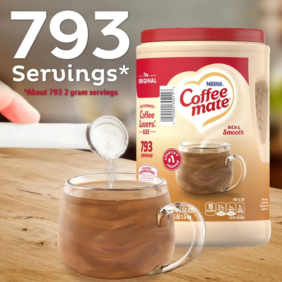 Giới thiệu Bột Pha Cà Phê Nestlé Coffee-mate Original 1.5kg Mỹ