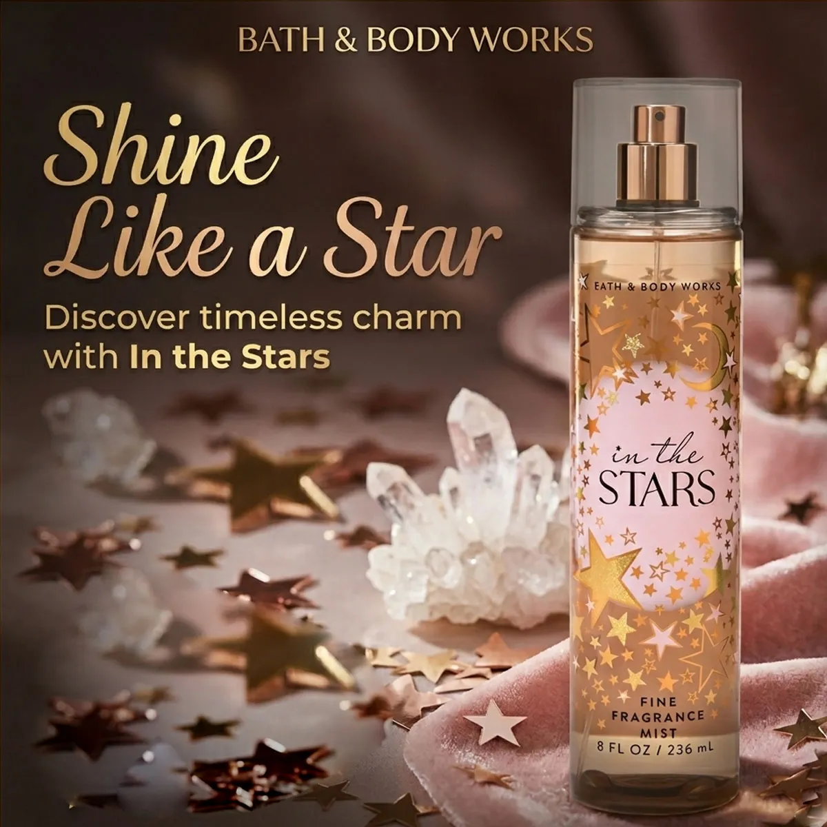 Giới thiệu Xịt Thơm Toàn Thân Bath & Body Works In The Stars 236ml Mỹ