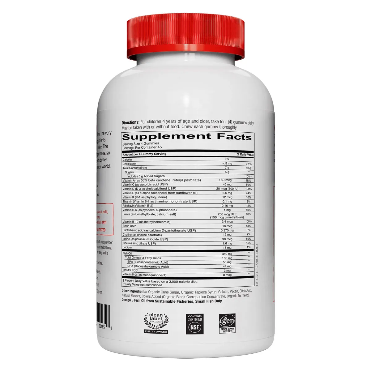 Kẹo Dẻo SmartyPants Kids Formula 180 Viên Vitamin Cho Bé - Ảnh 3