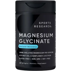 Magie Hữu Cơ Sports Research Magnesium Glycinate 120 Viên
