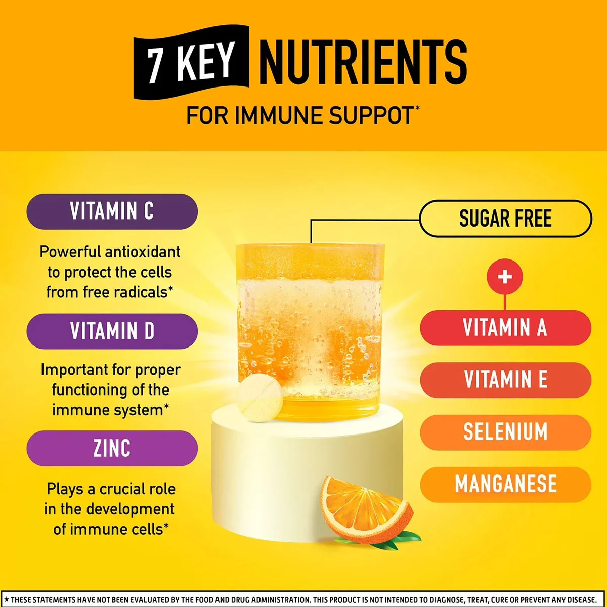 Sủi Airborne Immune Support Vitamin C 1000mg 36 Viên Mỹ - Ảnh 4